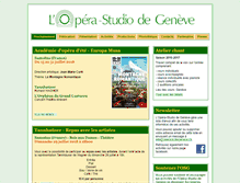 Tablet Screenshot of operastudiogeneve.ch